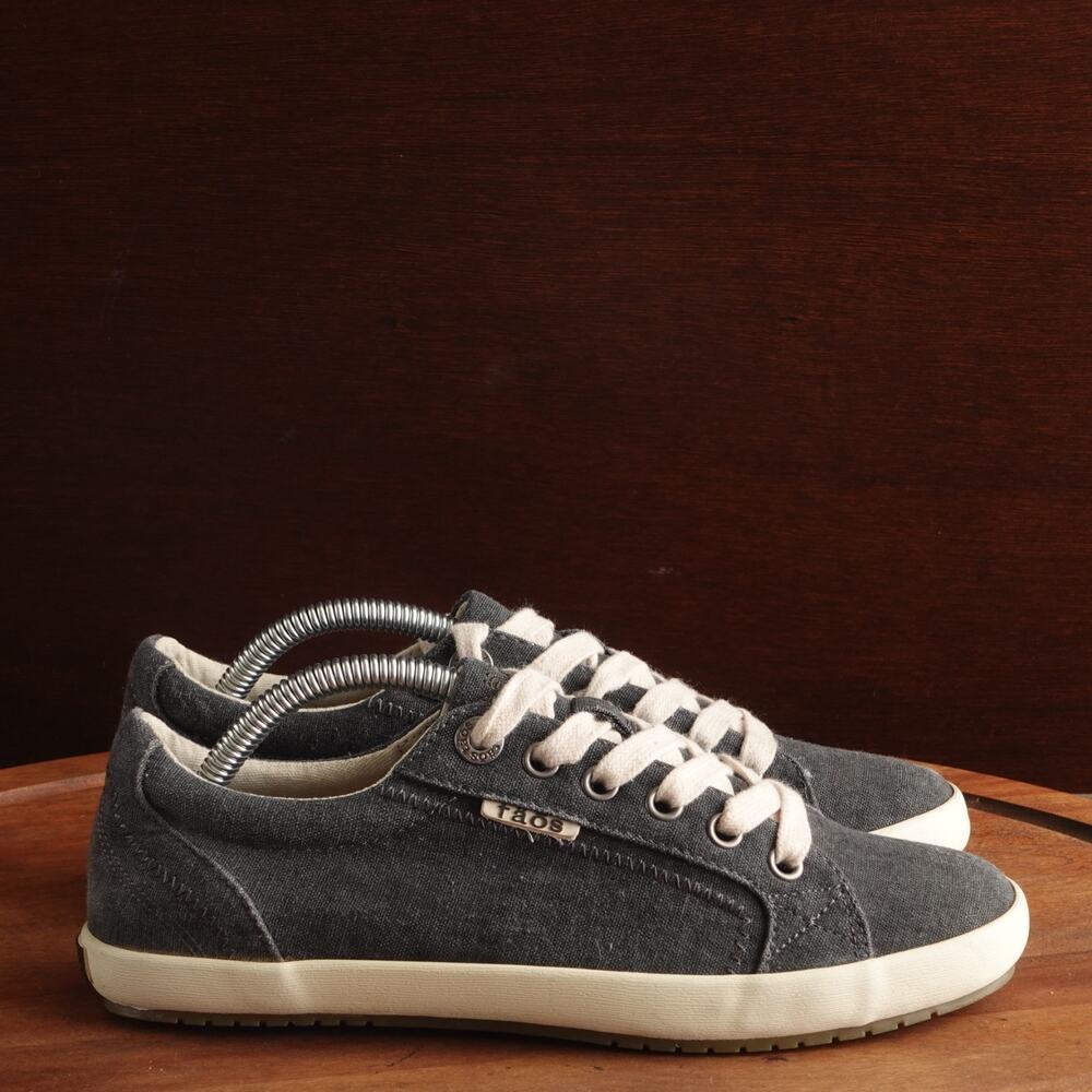 Taos Sneakers Womens Size 6 Gray Star Casual Low Comfort Walking Neutral Shoes